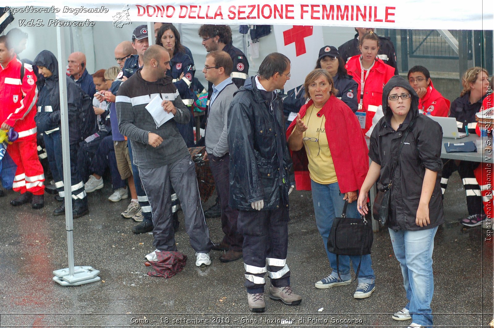 Como - 18 settembre 2010 - Gara Nazionale di Primo Soccorso -  Croce Rossa Italiana - Ispettorato Regionale Volontari del Soccorso Piemonte