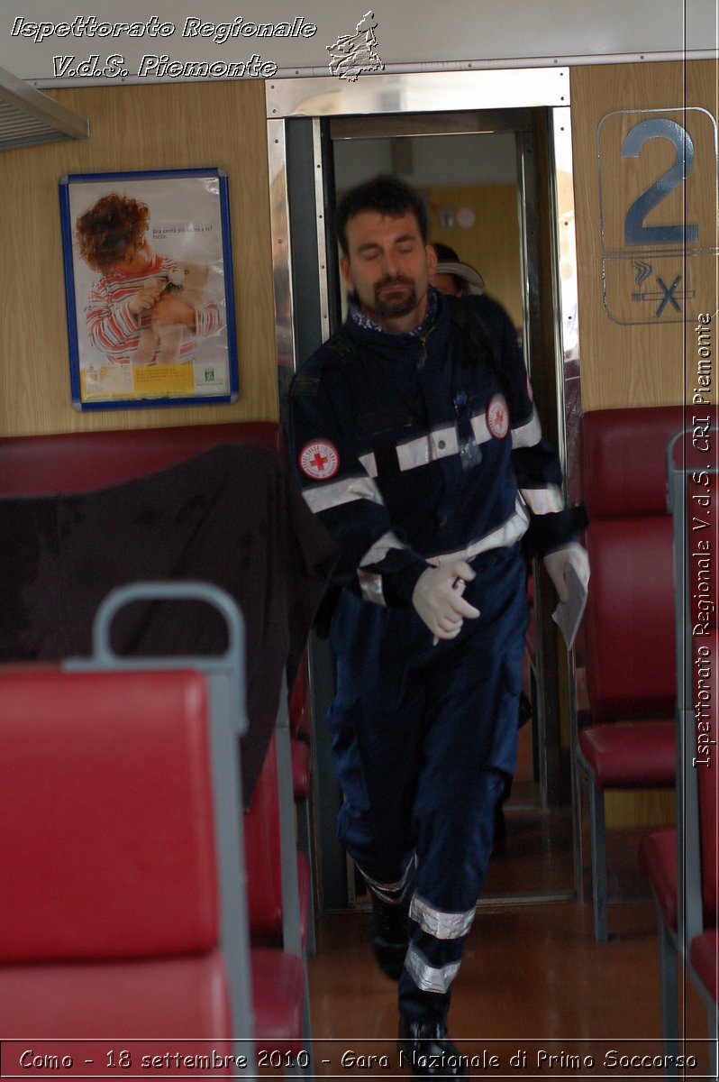 Como - 18 settembre 2010 - Gara Nazionale di Primo Soccorso -  Croce Rossa Italiana - Ispettorato Regionale Volontari del Soccorso Piemonte