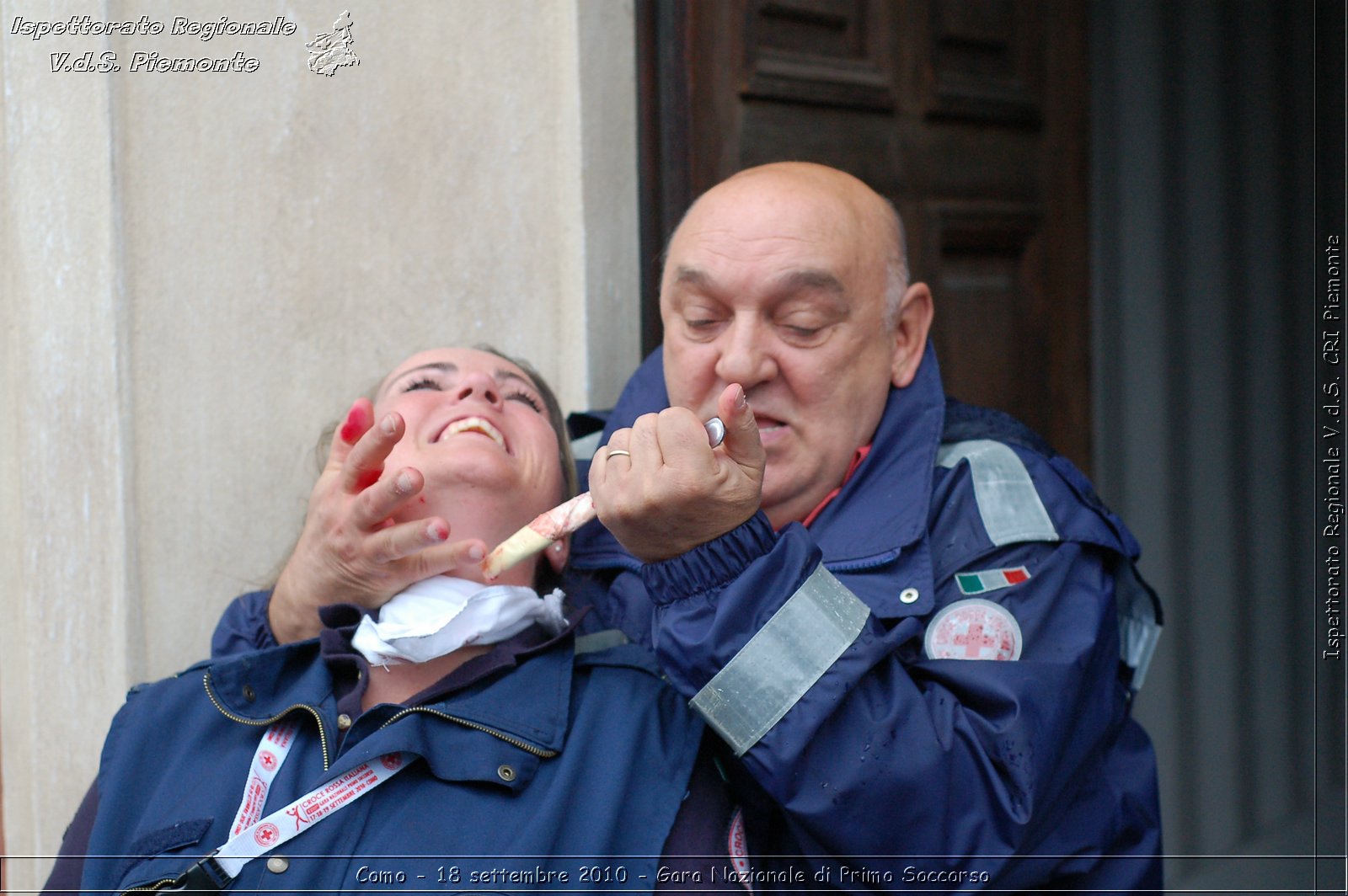 Como - 18 settembre 2010 - Gara Nazionale di Primo Soccorso -  Croce Rossa Italiana - Ispettorato Regionale Volontari del Soccorso Piemonte