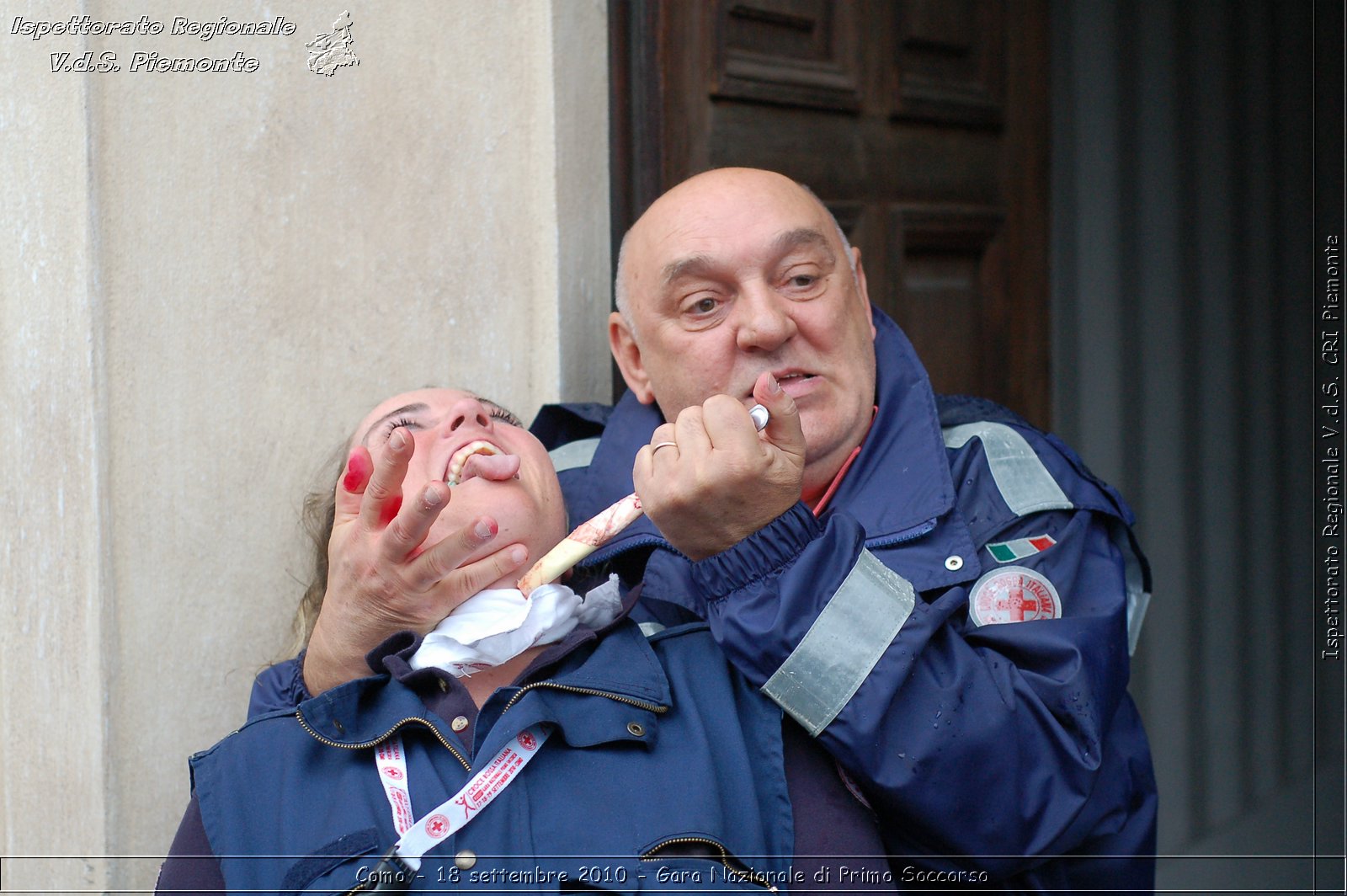 Como - 18 settembre 2010 - Gara Nazionale di Primo Soccorso -  Croce Rossa Italiana - Ispettorato Regionale Volontari del Soccorso Piemonte