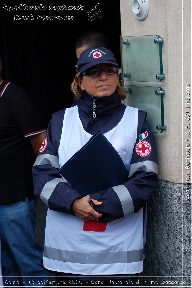 Como - 18 settembre 2010 - Gara Nazionale di Primo Soccorso -  Croce Rossa Italiana - Ispettorato Regionale Volontari del Soccorso Piemonte