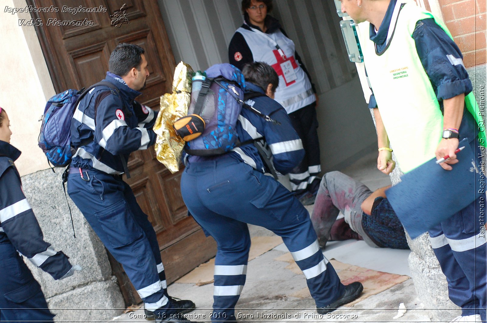 Como - 18 settembre 2010 - Gara Nazionale di Primo Soccorso -  Croce Rossa Italiana - Ispettorato Regionale Volontari del Soccorso Piemonte