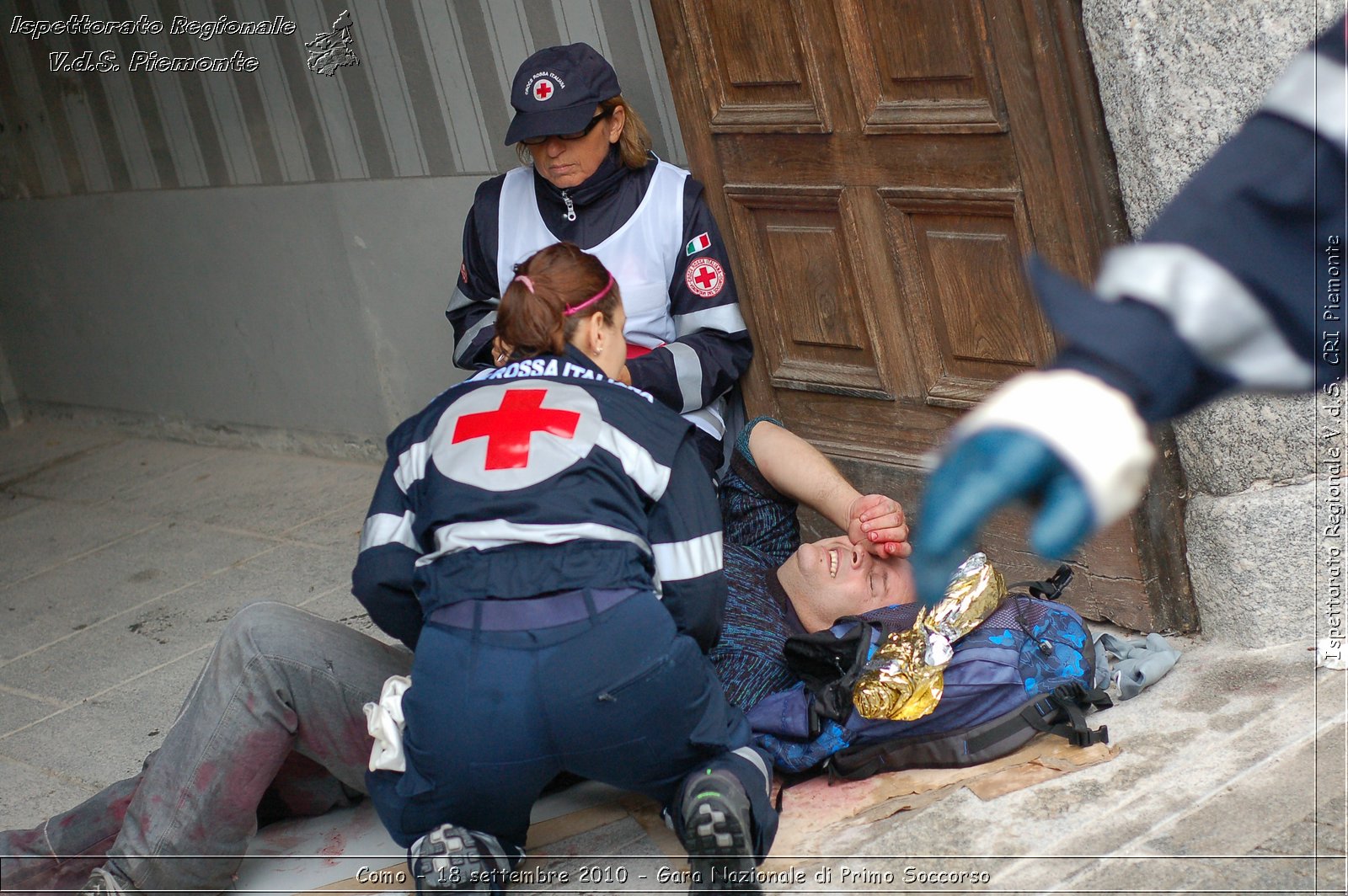 Como - 18 settembre 2010 - Gara Nazionale di Primo Soccorso -  Croce Rossa Italiana - Ispettorato Regionale Volontari del Soccorso Piemonte