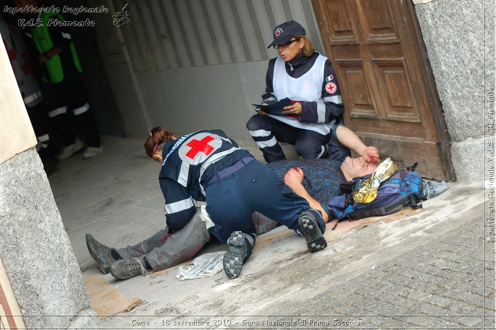 Como - 18 settembre 2010 - Gara Nazionale di Primo Soccorso -  Croce Rossa Italiana - Ispettorato Regionale Volontari del Soccorso Piemonte