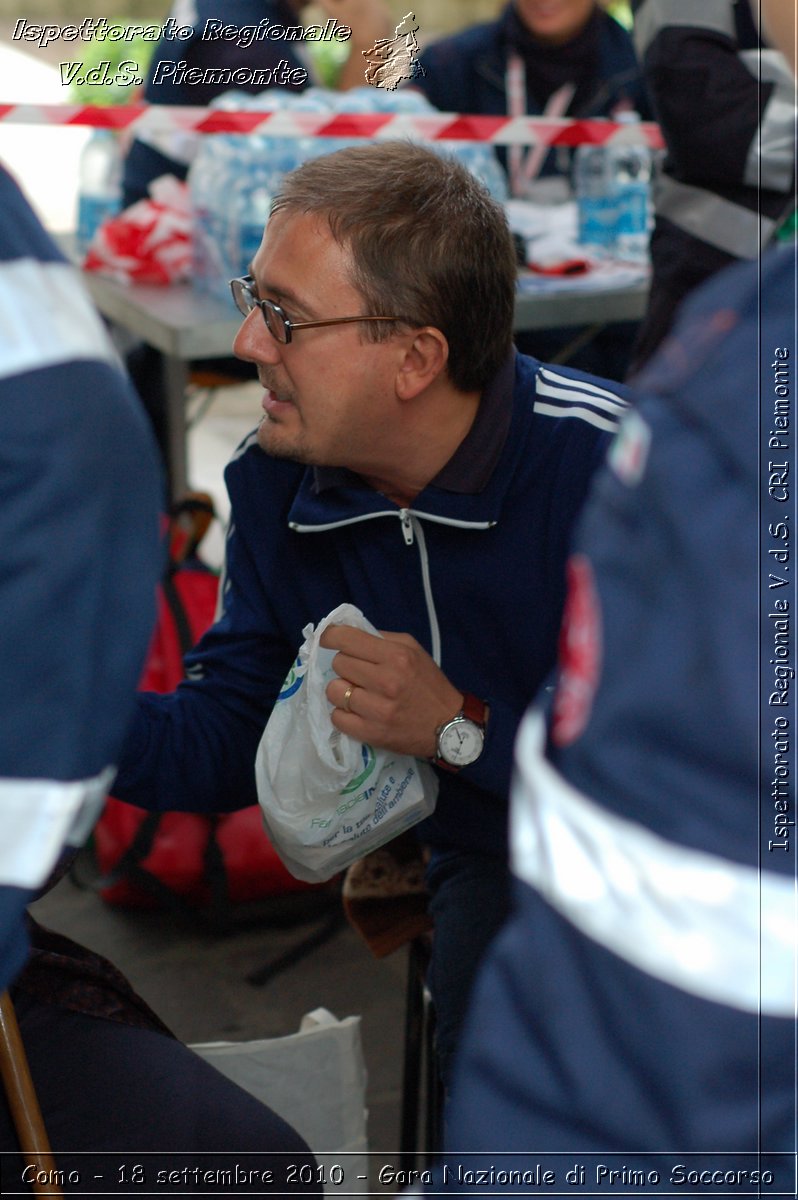 Como - 18 settembre 2010 - Gara Nazionale di Primo Soccorso -  Croce Rossa Italiana - Ispettorato Regionale Volontari del Soccorso Piemonte