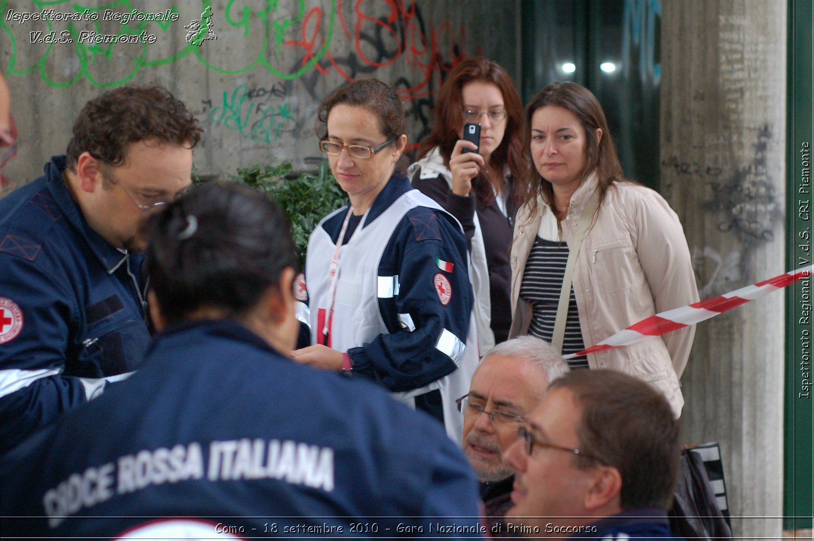 Como - 18 settembre 2010 - Gara Nazionale di Primo Soccorso -  Croce Rossa Italiana - Ispettorato Regionale Volontari del Soccorso Piemonte