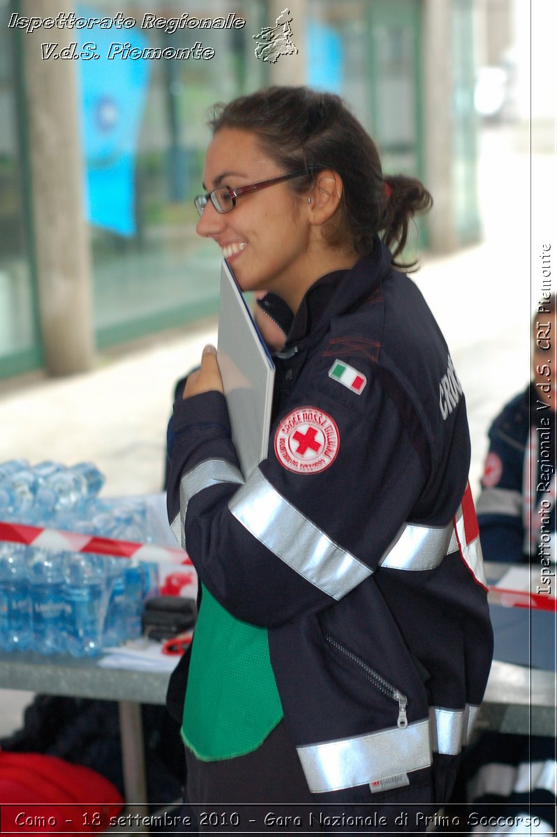 Como - 18 settembre 2010 - Gara Nazionale di Primo Soccorso -  Croce Rossa Italiana - Ispettorato Regionale Volontari del Soccorso Piemonte