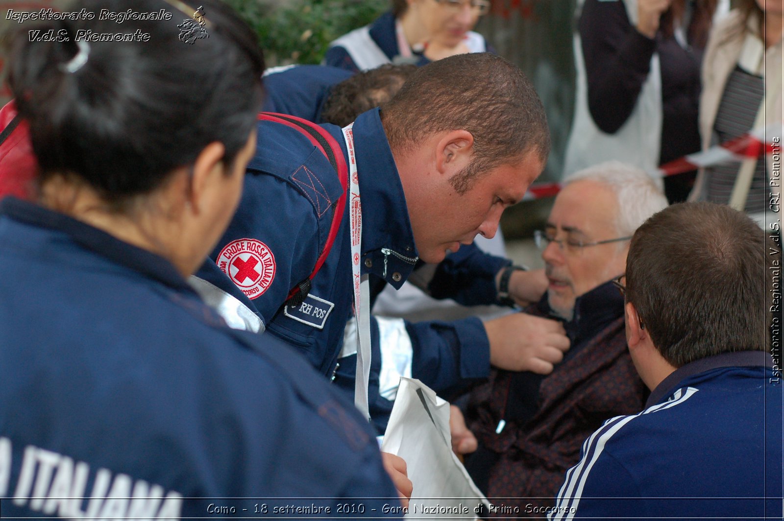 Como - 18 settembre 2010 - Gara Nazionale di Primo Soccorso -  Croce Rossa Italiana - Ispettorato Regionale Volontari del Soccorso Piemonte