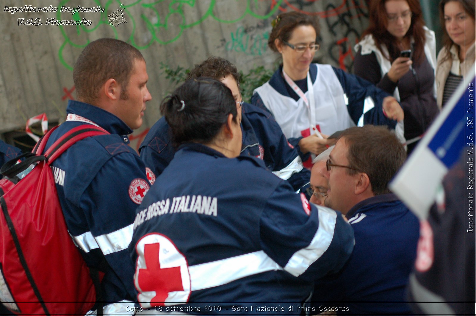 Como - 18 settembre 2010 - Gara Nazionale di Primo Soccorso -  Croce Rossa Italiana - Ispettorato Regionale Volontari del Soccorso Piemonte