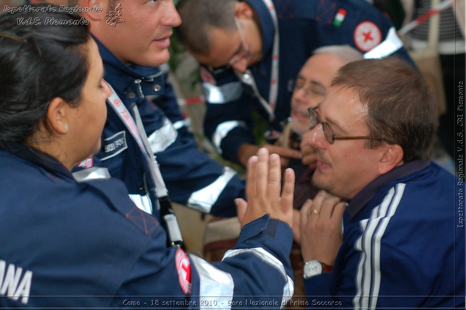 Como - 18 settembre 2010 - Gara Nazionale di Primo Soccorso -  Croce Rossa Italiana - Ispettorato Regionale Volontari del Soccorso Piemonte