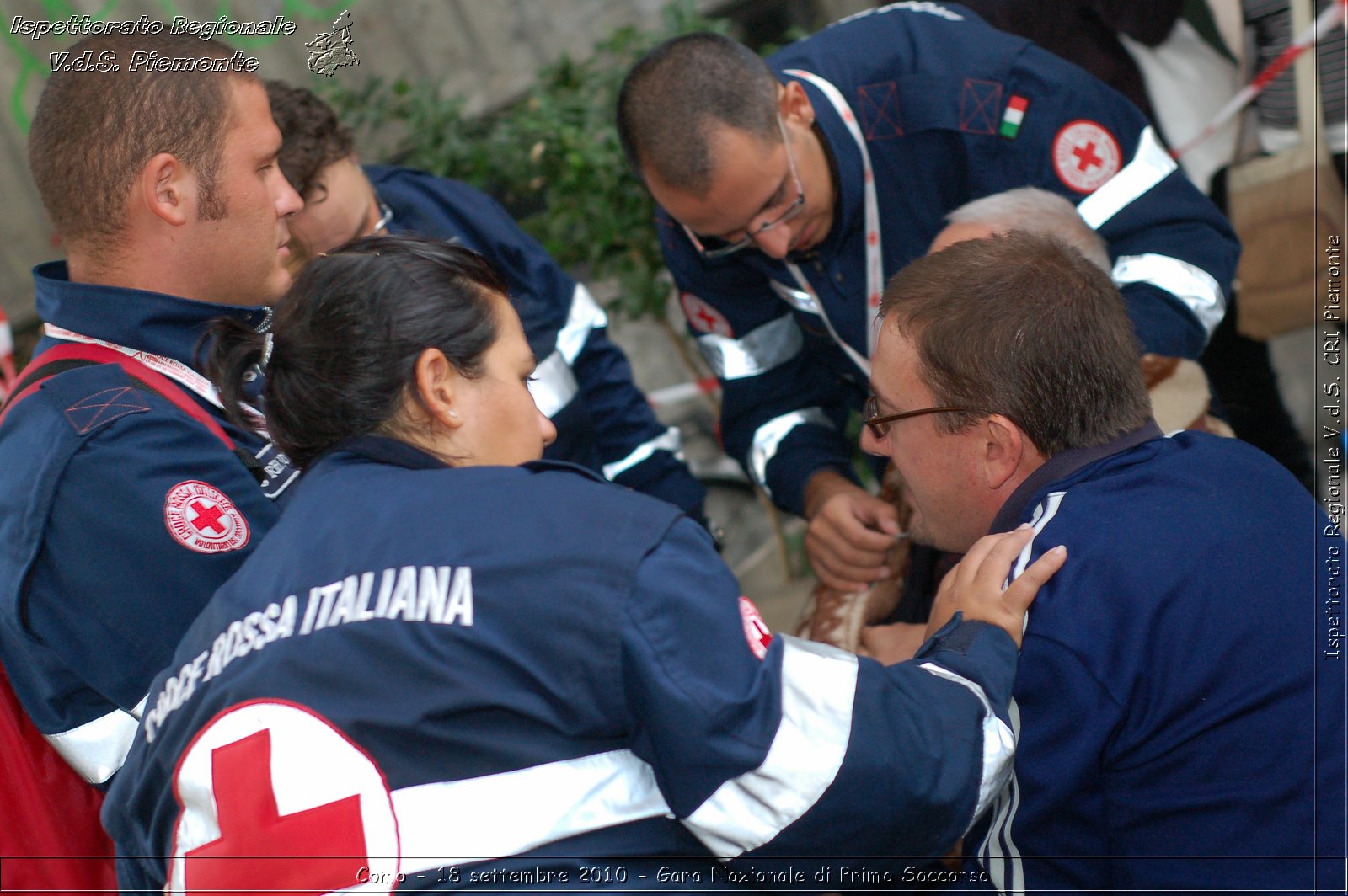 Como - 18 settembre 2010 - Gara Nazionale di Primo Soccorso -  Croce Rossa Italiana - Ispettorato Regionale Volontari del Soccorso Piemonte