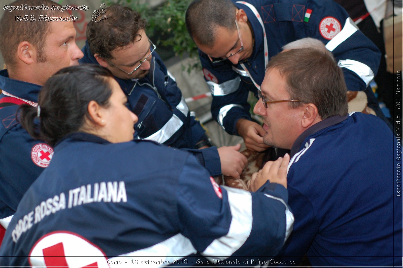 Como - 18 settembre 2010 - Gara Nazionale di Primo Soccorso -  Croce Rossa Italiana - Ispettorato Regionale Volontari del Soccorso Piemonte