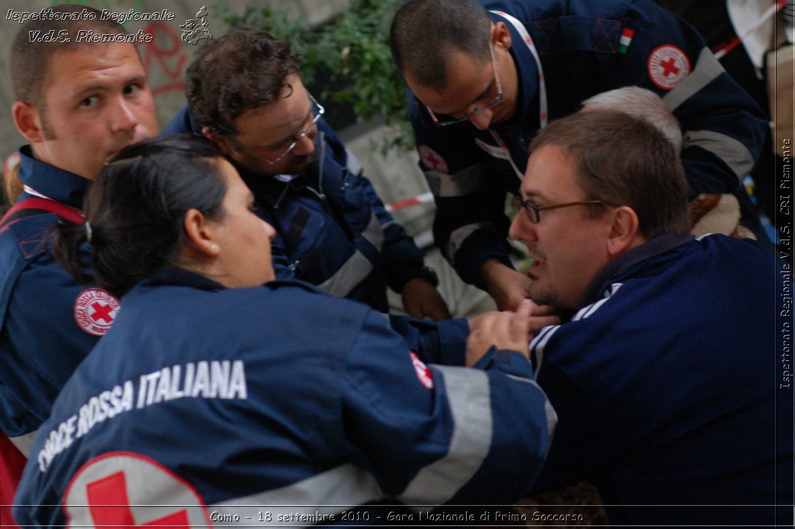 Como - 18 settembre 2010 - Gara Nazionale di Primo Soccorso -  Croce Rossa Italiana - Ispettorato Regionale Volontari del Soccorso Piemonte