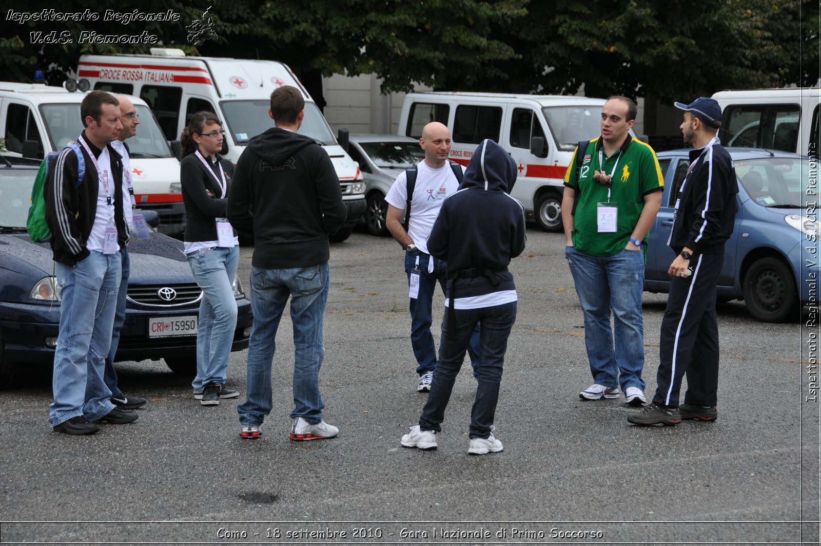 Como - 18 settembre 2010 - Gara Nazionale di Primo Soccorso -  Croce Rossa Italiana - Ispettorato Regionale Volontari del Soccorso Piemonte