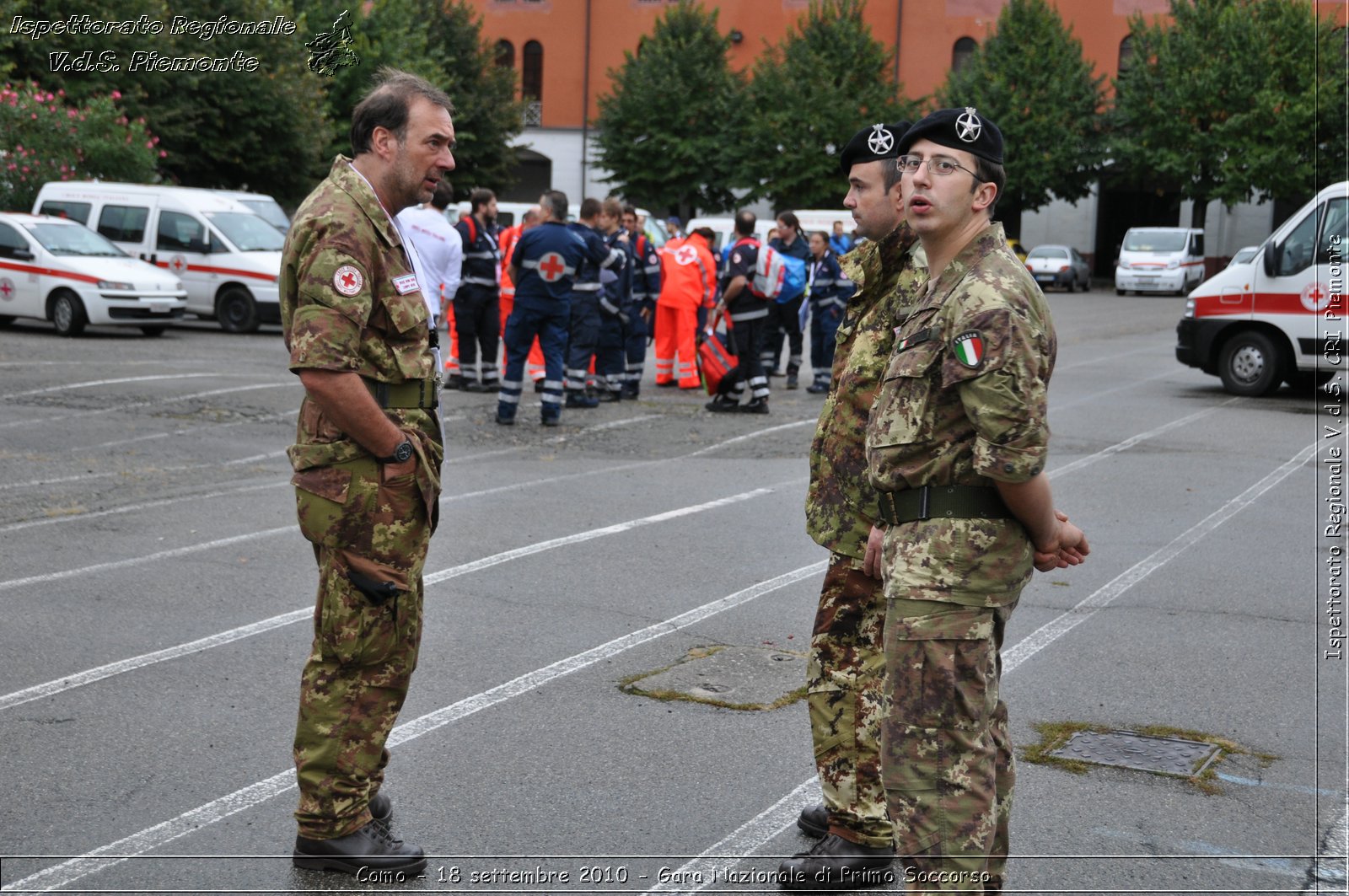 Como - 18 settembre 2010 - Gara Nazionale di Primo Soccorso -  Croce Rossa Italiana - Ispettorato Regionale Volontari del Soccorso Piemonte