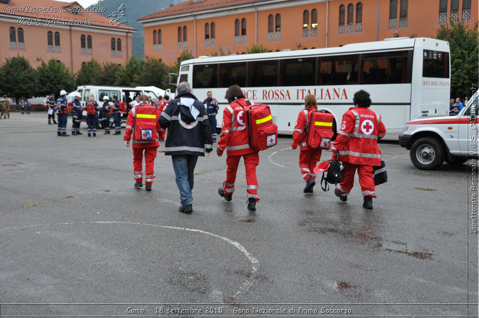 Como - 18 settembre 2010 - Gara Nazionale di Primo Soccorso -  Croce Rossa Italiana - Ispettorato Regionale Volontari del Soccorso Piemonte