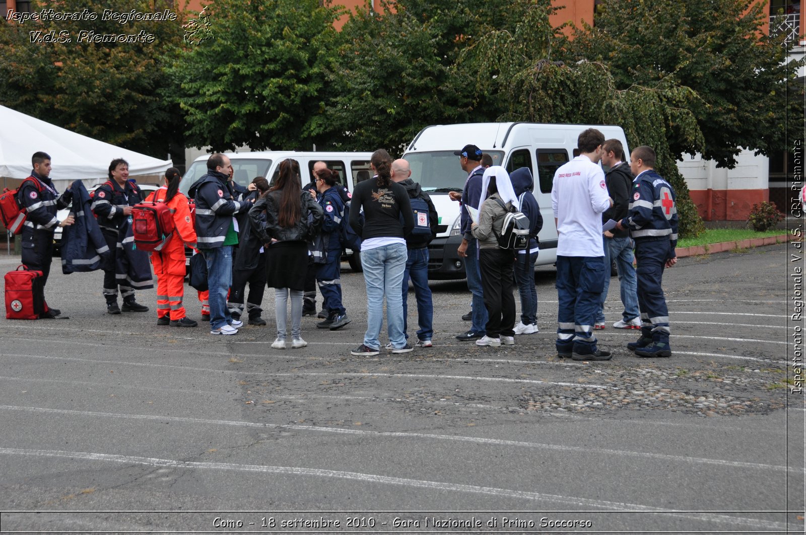 Como - 18 settembre 2010 - Gara Nazionale di Primo Soccorso -  Croce Rossa Italiana - Ispettorato Regionale Volontari del Soccorso Piemonte