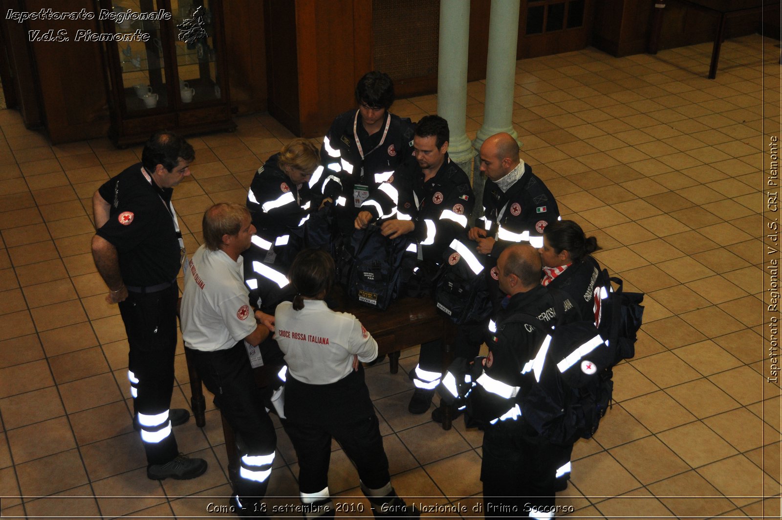 Como - 18 settembre 2010 - Gara Nazionale di Primo Soccorso -  Croce Rossa Italiana - Ispettorato Regionale Volontari del Soccorso Piemonte