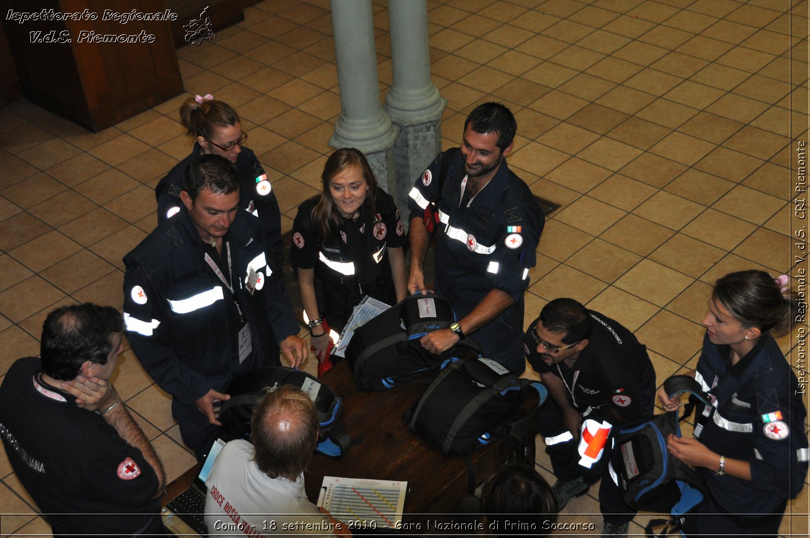 Como - 18 settembre 2010 - Gara Nazionale di Primo Soccorso -  Croce Rossa Italiana - Ispettorato Regionale Volontari del Soccorso Piemonte