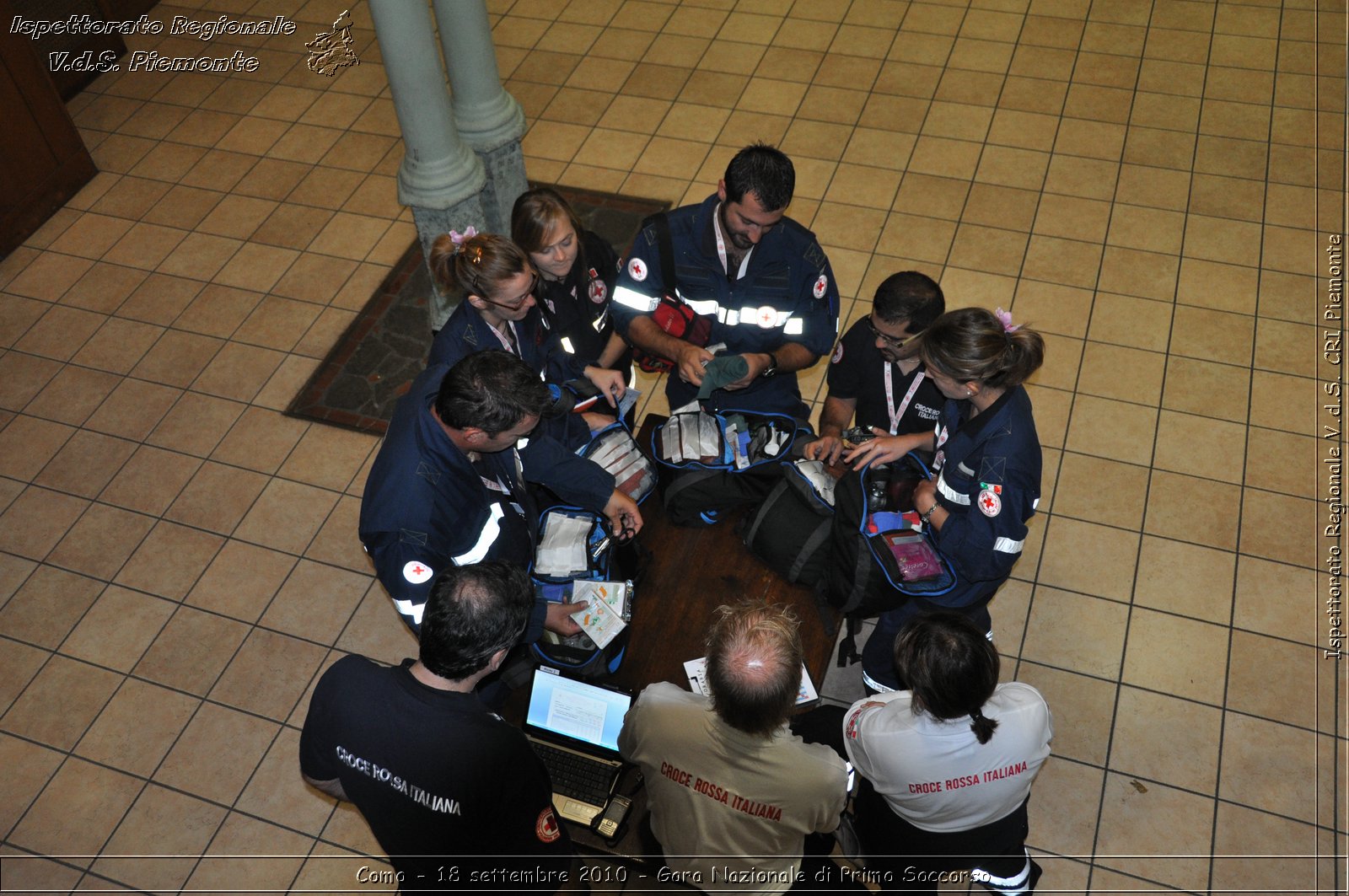 Como - 18 settembre 2010 - Gara Nazionale di Primo Soccorso -  Croce Rossa Italiana - Ispettorato Regionale Volontari del Soccorso Piemonte