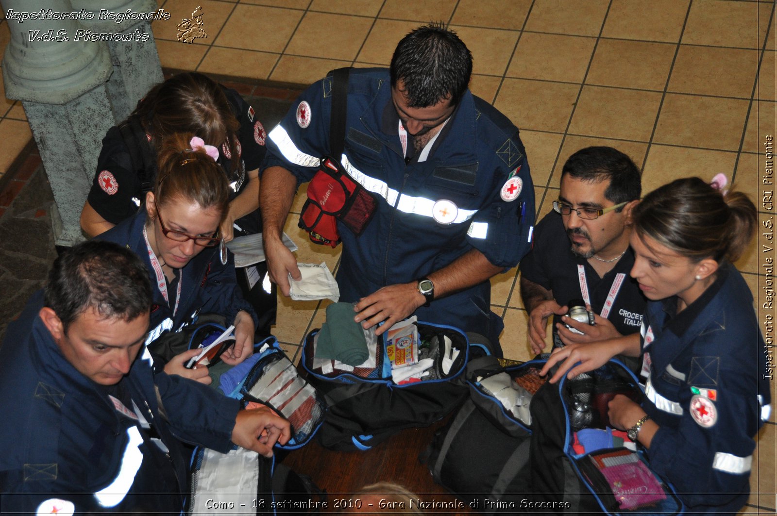 Como - 18 settembre 2010 - Gara Nazionale di Primo Soccorso -  Croce Rossa Italiana - Ispettorato Regionale Volontari del Soccorso Piemonte