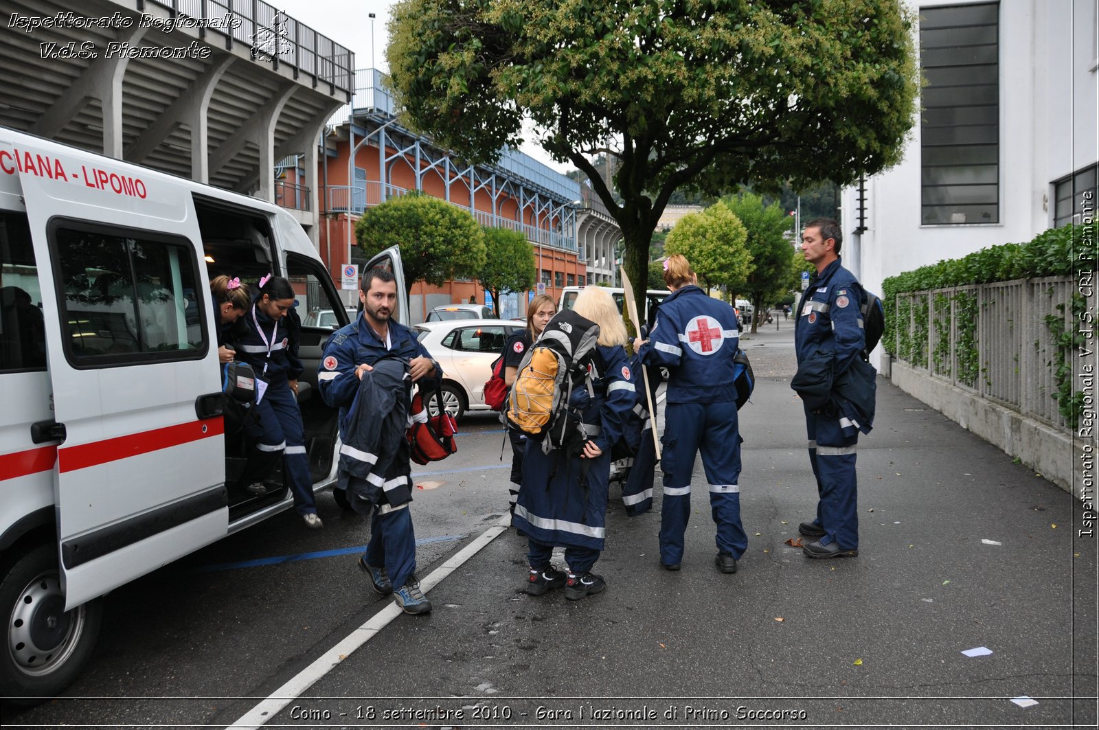 Como - 18 settembre 2010 - Gara Nazionale di Primo Soccorso -  Croce Rossa Italiana - Ispettorato Regionale Volontari del Soccorso Piemonte