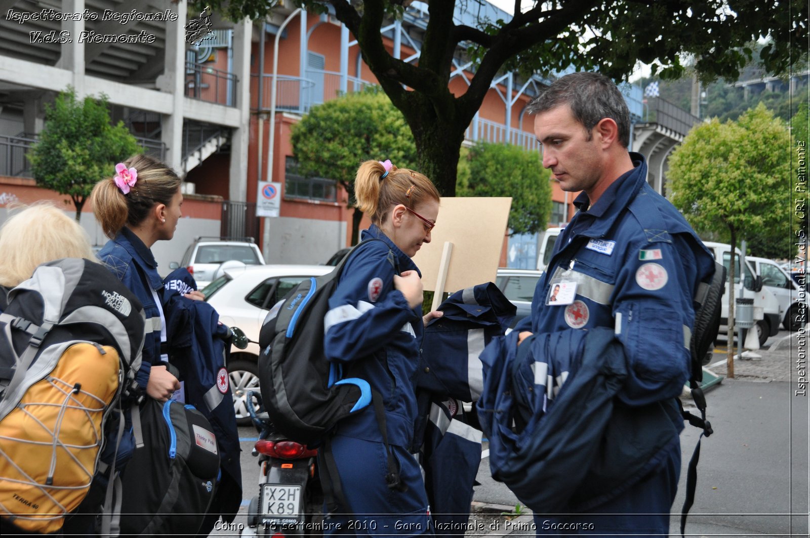 Como - 18 settembre 2010 - Gara Nazionale di Primo Soccorso -  Croce Rossa Italiana - Ispettorato Regionale Volontari del Soccorso Piemonte