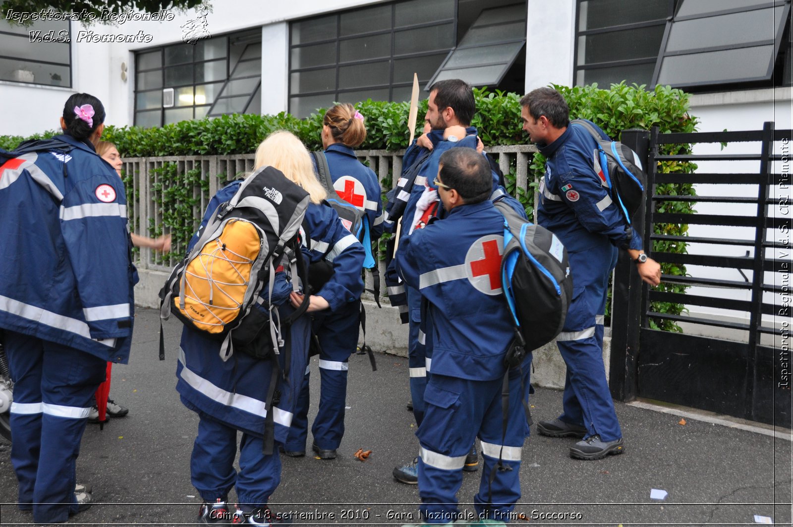 Como - 18 settembre 2010 - Gara Nazionale di Primo Soccorso -  Croce Rossa Italiana - Ispettorato Regionale Volontari del Soccorso Piemonte