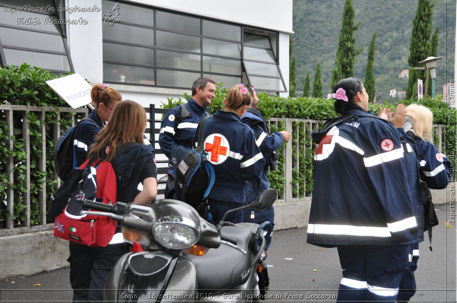 Como - 18 settembre 2010 - Gara Nazionale di Primo Soccorso -  Croce Rossa Italiana - Ispettorato Regionale Volontari del Soccorso Piemonte