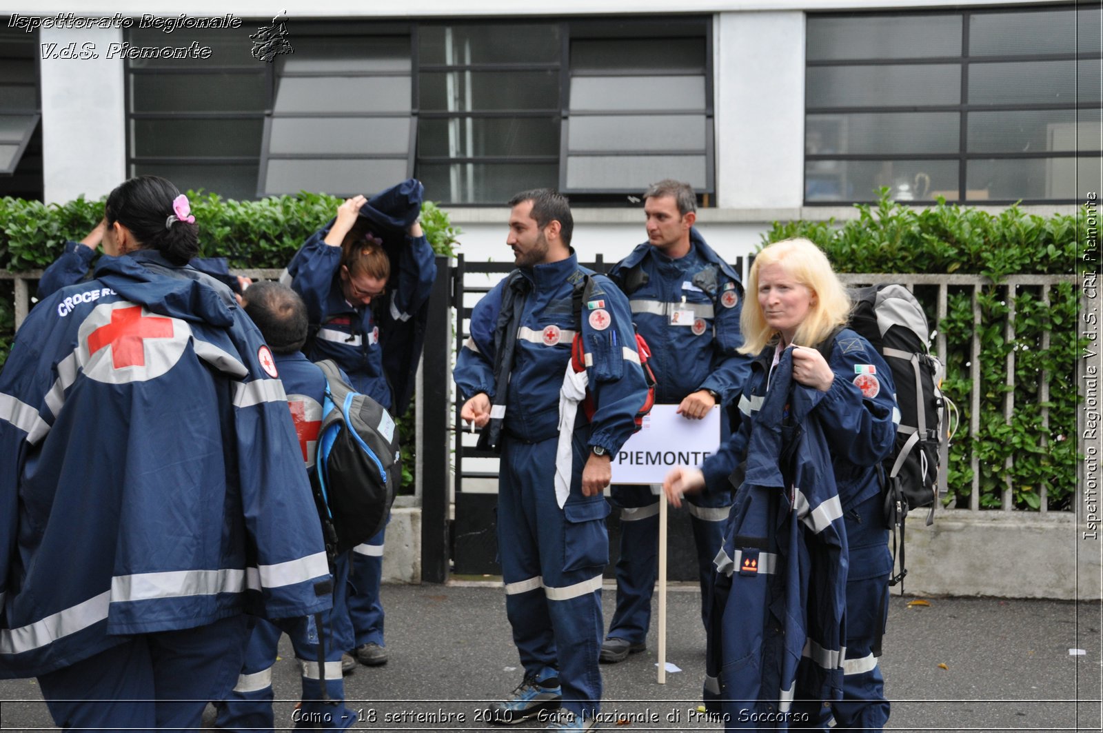 Como - 18 settembre 2010 - Gara Nazionale di Primo Soccorso -  Croce Rossa Italiana - Ispettorato Regionale Volontari del Soccorso Piemonte