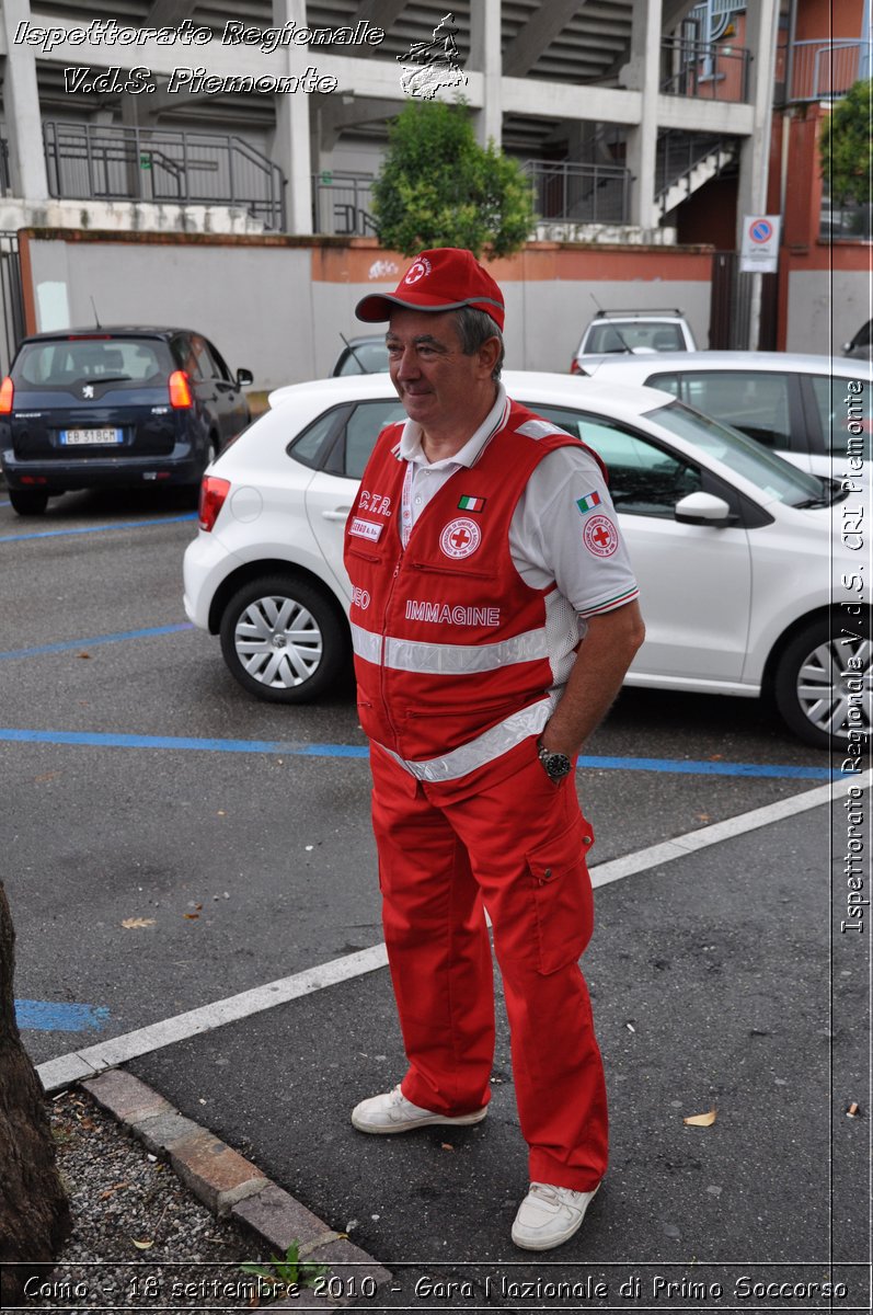 Como - 18 settembre 2010 - Gara Nazionale di Primo Soccorso -  Croce Rossa Italiana - Ispettorato Regionale Volontari del Soccorso Piemonte