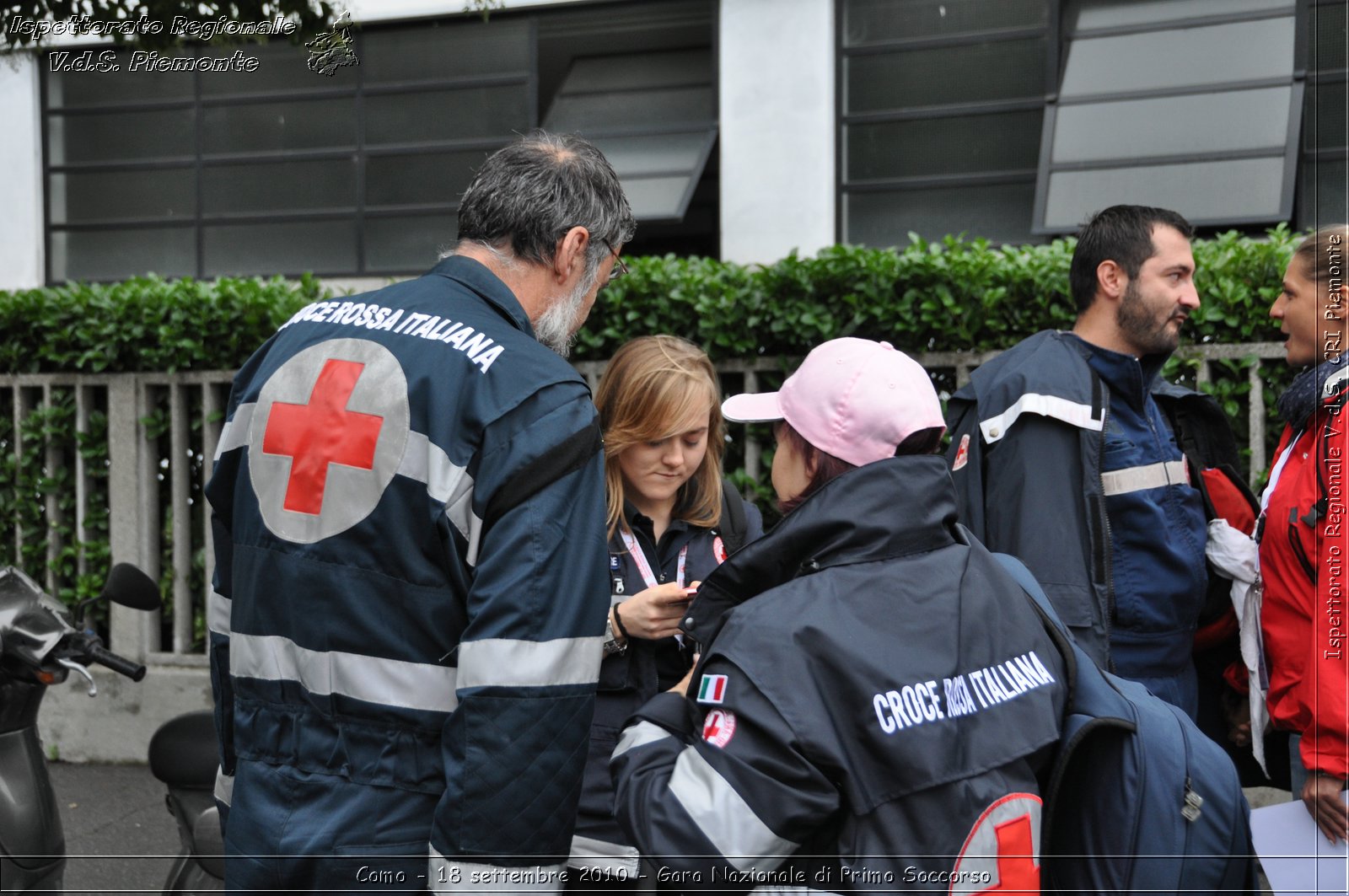 Como - 18 settembre 2010 - Gara Nazionale di Primo Soccorso -  Croce Rossa Italiana - Ispettorato Regionale Volontari del Soccorso Piemonte