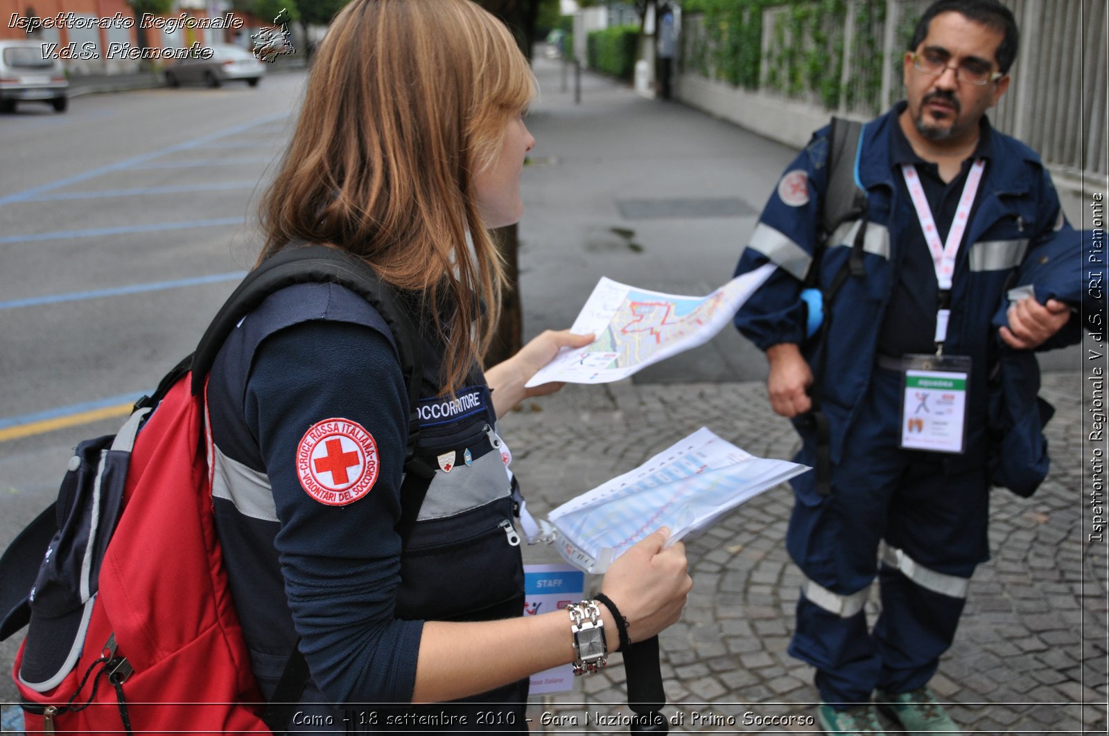 Como - 18 settembre 2010 - Gara Nazionale di Primo Soccorso -  Croce Rossa Italiana - Ispettorato Regionale Volontari del Soccorso Piemonte