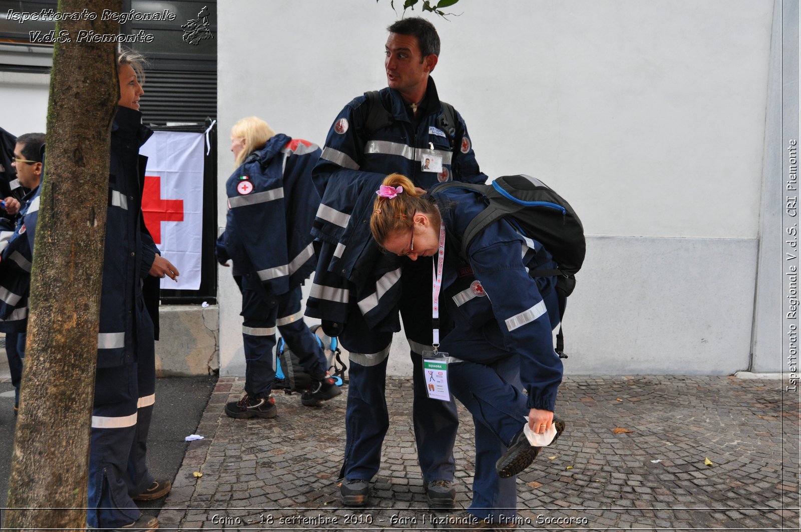 Como - 18 settembre 2010 - Gara Nazionale di Primo Soccorso -  Croce Rossa Italiana - Ispettorato Regionale Volontari del Soccorso Piemonte