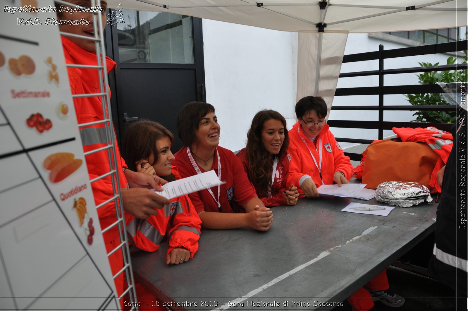 Como - 18 settembre 2010 - Gara Nazionale di Primo Soccorso -  Croce Rossa Italiana - Ispettorato Regionale Volontari del Soccorso Piemonte