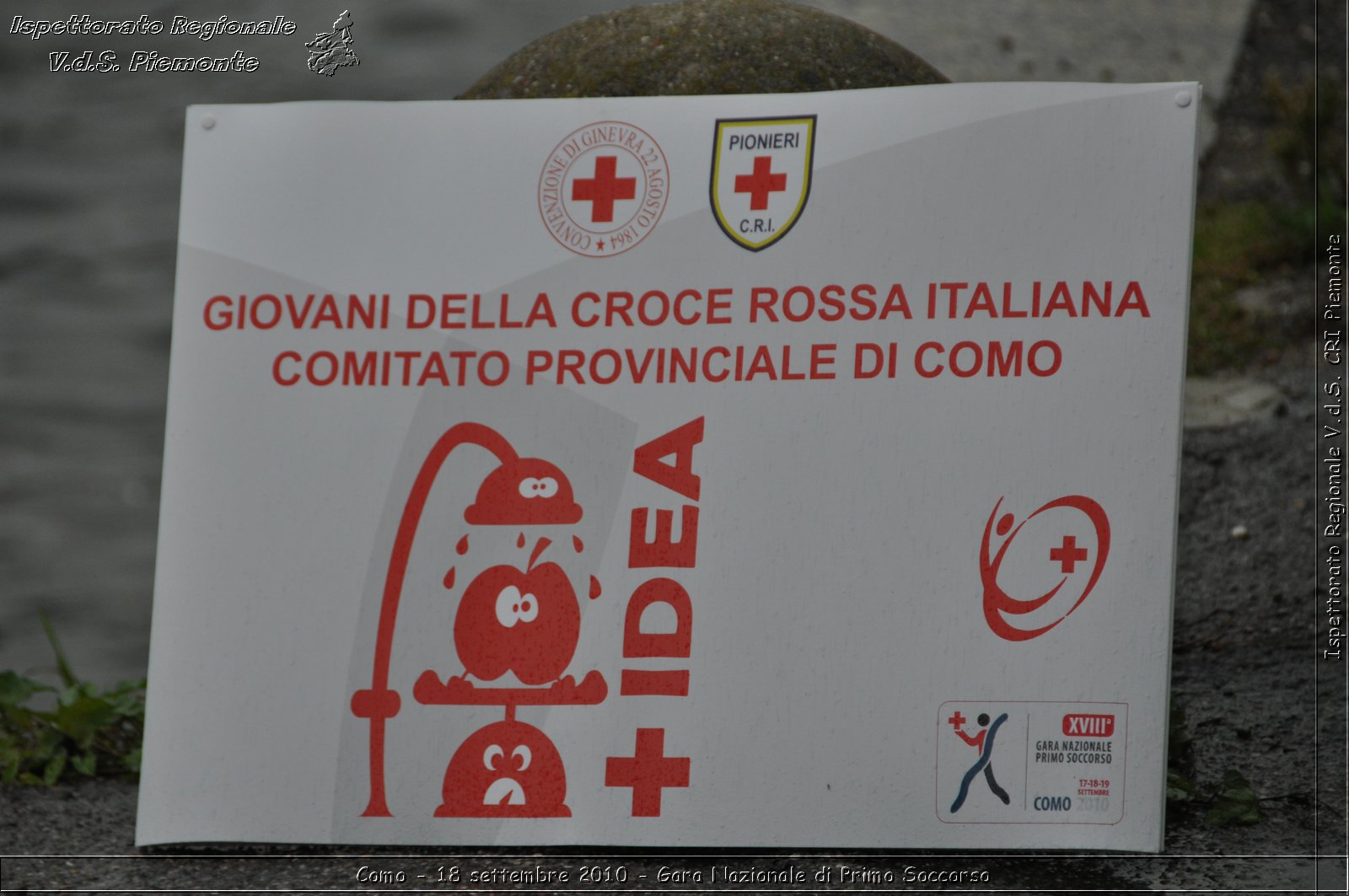 Como - 18 settembre 2010 - Gara Nazionale di Primo Soccorso -  Croce Rossa Italiana - Ispettorato Regionale Volontari del Soccorso Piemonte