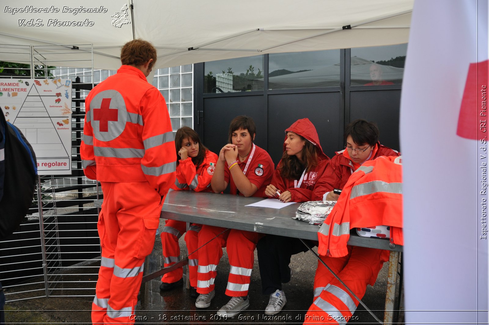 Como - 18 settembre 2010 - Gara Nazionale di Primo Soccorso -  Croce Rossa Italiana - Ispettorato Regionale Volontari del Soccorso Piemonte