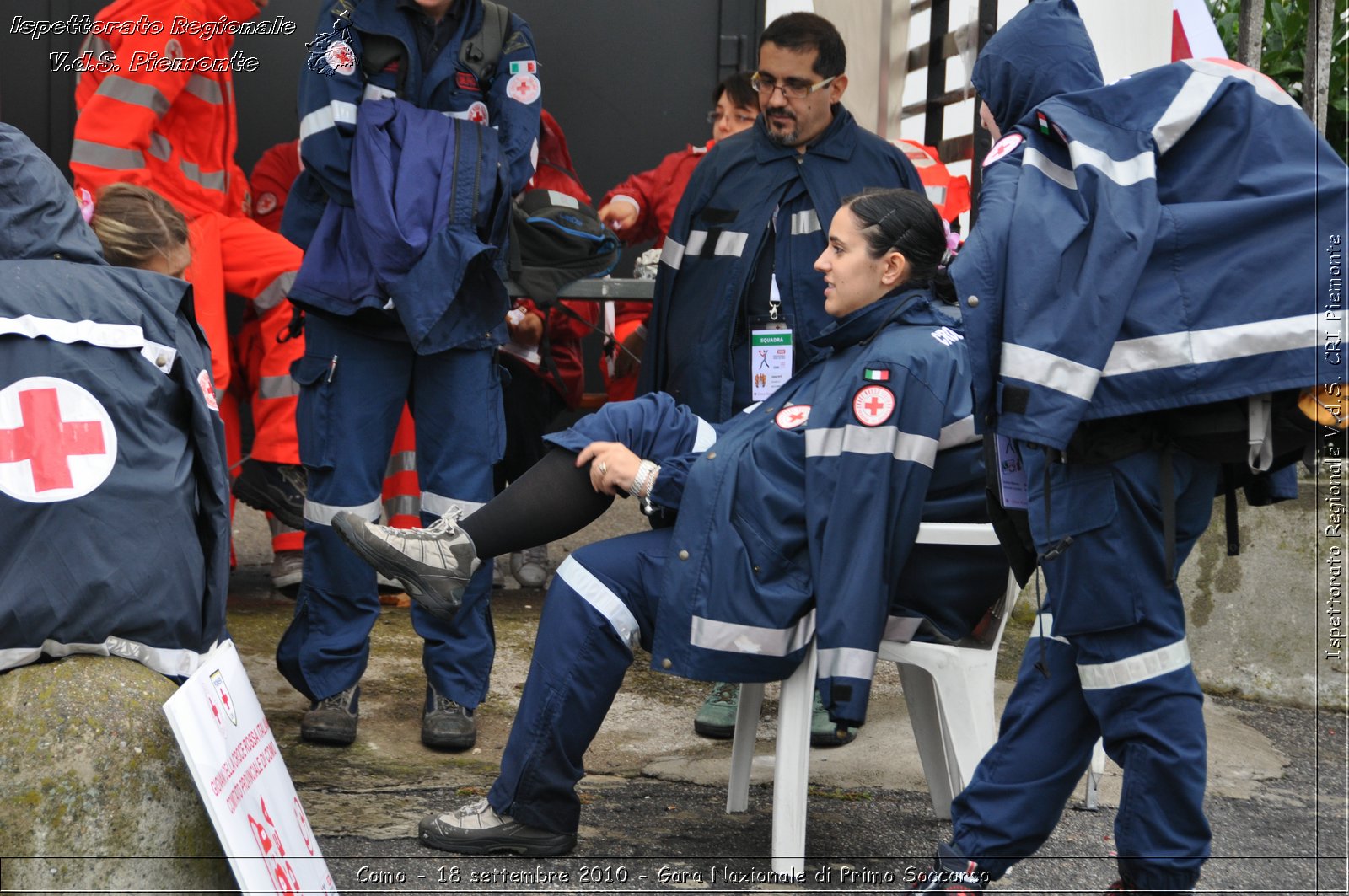 Como - 18 settembre 2010 - Gara Nazionale di Primo Soccorso -  Croce Rossa Italiana - Ispettorato Regionale Volontari del Soccorso Piemonte