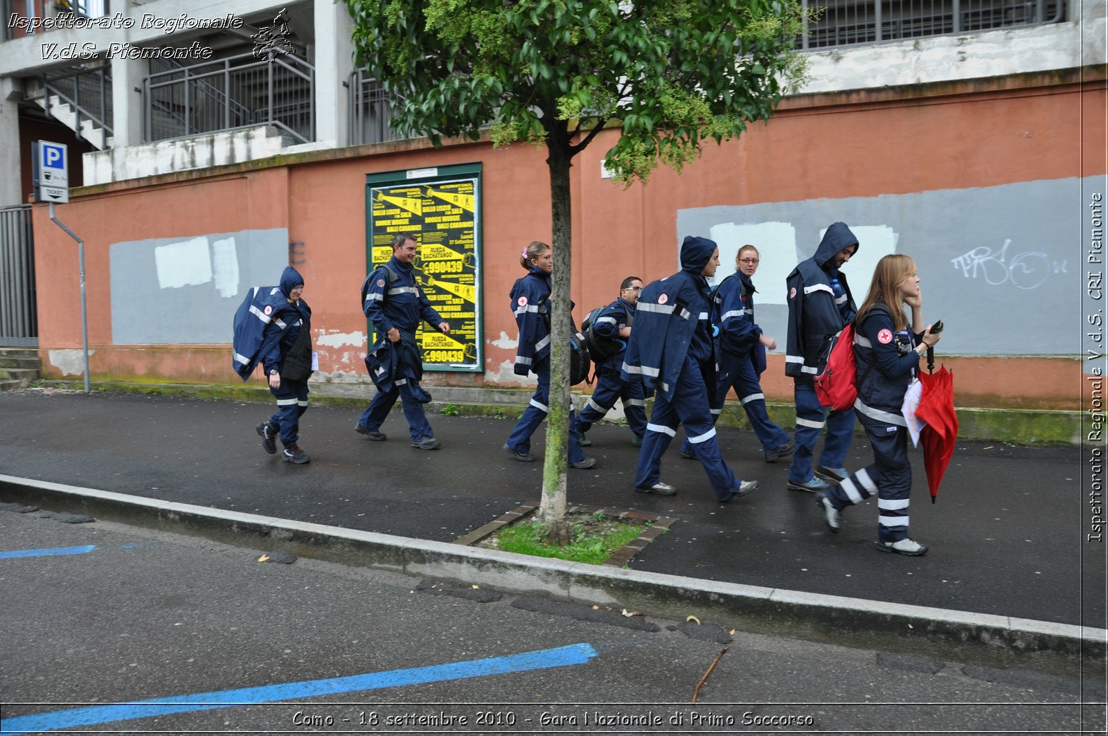 Como - 18 settembre 2010 - Gara Nazionale di Primo Soccorso -  Croce Rossa Italiana - Ispettorato Regionale Volontari del Soccorso Piemonte