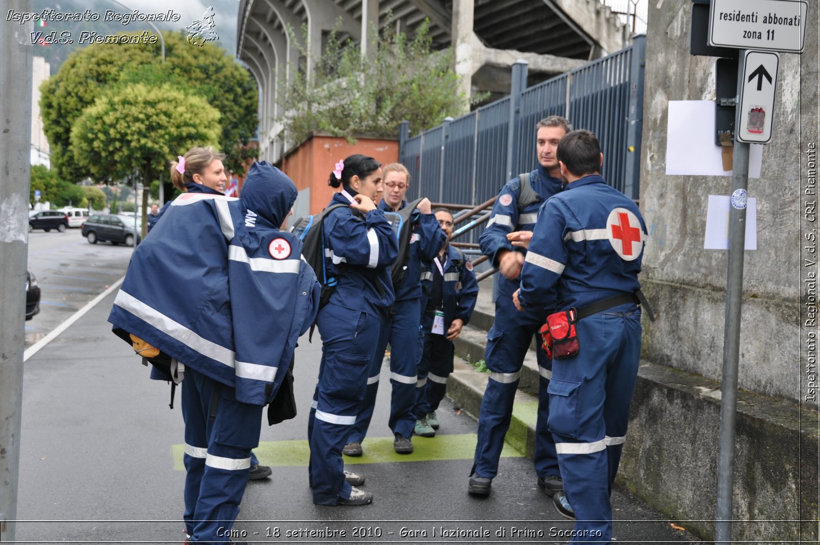 Como - 18 settembre 2010 - Gara Nazionale di Primo Soccorso -  Croce Rossa Italiana - Ispettorato Regionale Volontari del Soccorso Piemonte