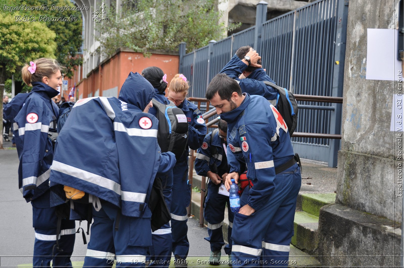 Como - 18 settembre 2010 - Gara Nazionale di Primo Soccorso -  Croce Rossa Italiana - Ispettorato Regionale Volontari del Soccorso Piemonte