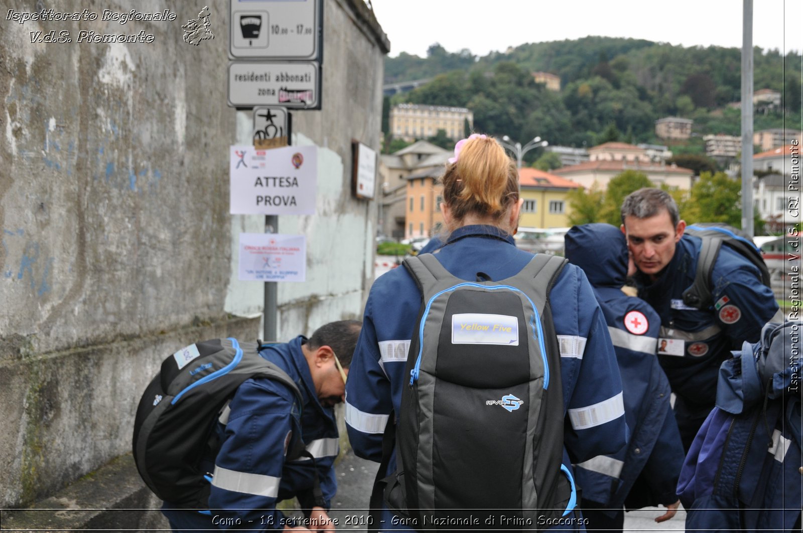 Como - 18 settembre 2010 - Gara Nazionale di Primo Soccorso -  Croce Rossa Italiana - Ispettorato Regionale Volontari del Soccorso Piemonte