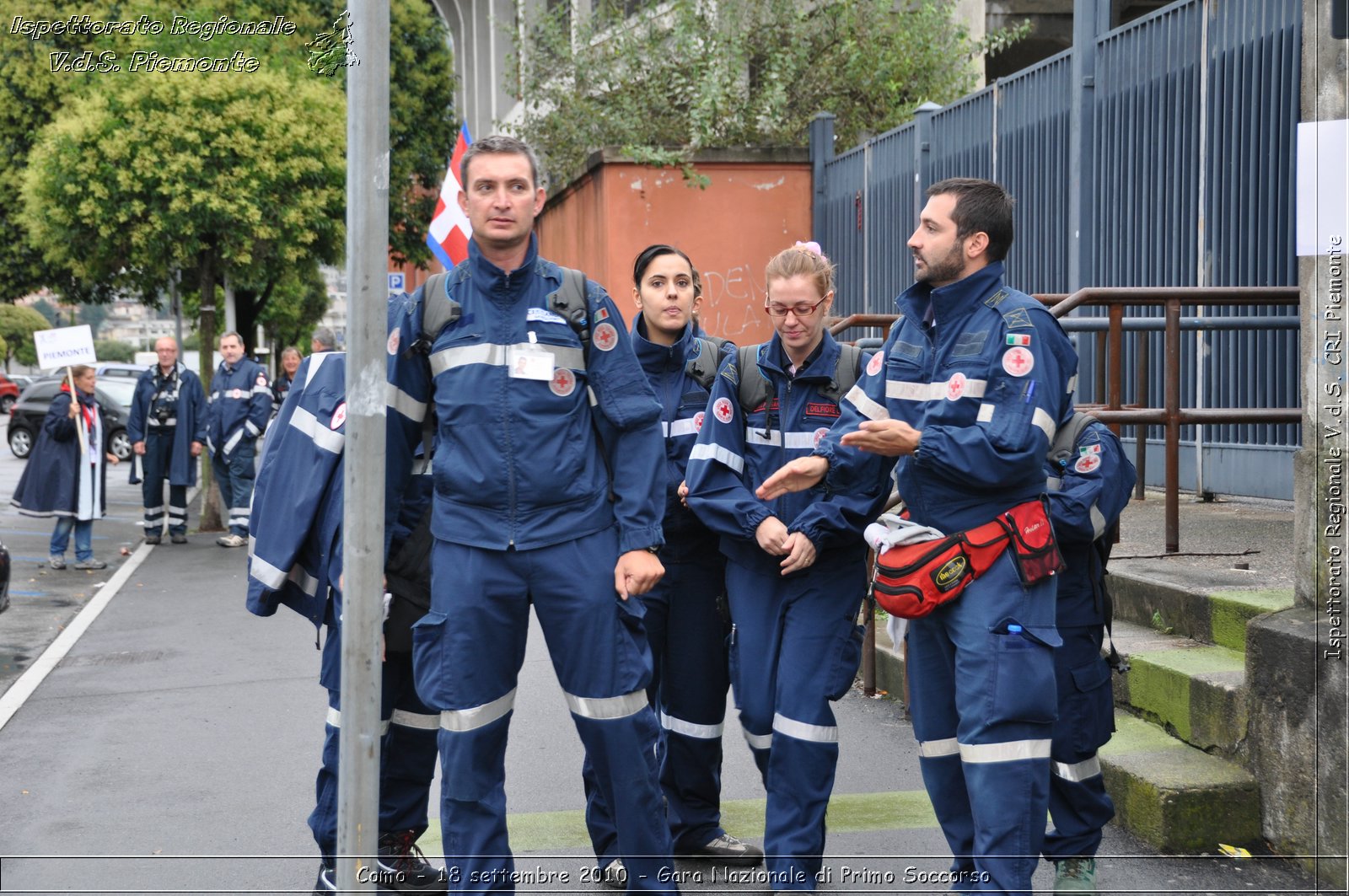 Como - 18 settembre 2010 - Gara Nazionale di Primo Soccorso -  Croce Rossa Italiana - Ispettorato Regionale Volontari del Soccorso Piemonte