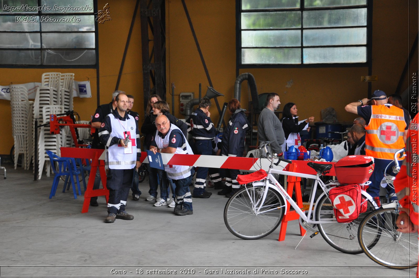 Como - 18 settembre 2010 - Gara Nazionale di Primo Soccorso -  Croce Rossa Italiana - Ispettorato Regionale Volontari del Soccorso Piemonte