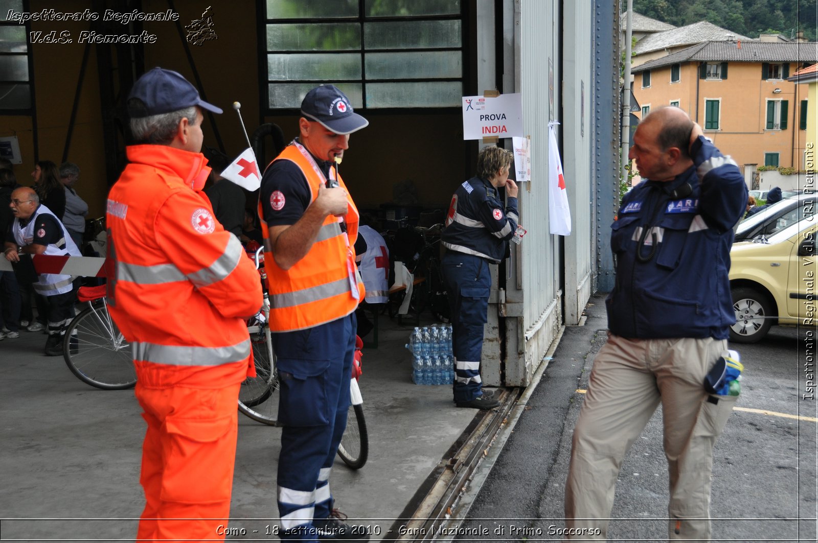 Como - 18 settembre 2010 - Gara Nazionale di Primo Soccorso -  Croce Rossa Italiana - Ispettorato Regionale Volontari del Soccorso Piemonte