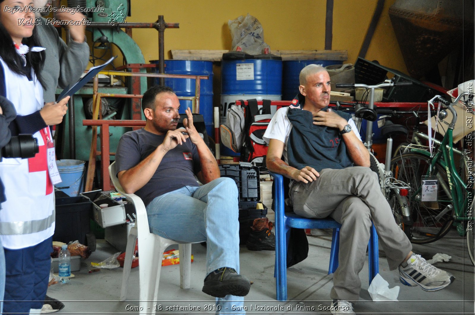 Como - 18 settembre 2010 - Gara Nazionale di Primo Soccorso -  Croce Rossa Italiana - Ispettorato Regionale Volontari del Soccorso Piemonte