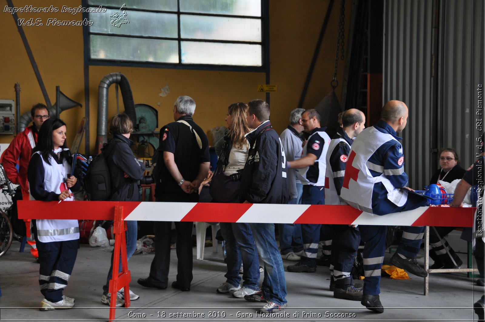 Como - 18 settembre 2010 - Gara Nazionale di Primo Soccorso -  Croce Rossa Italiana - Ispettorato Regionale Volontari del Soccorso Piemonte