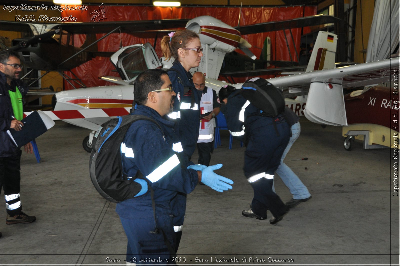 Como - 18 settembre 2010 - Gara Nazionale di Primo Soccorso -  Croce Rossa Italiana - Ispettorato Regionale Volontari del Soccorso Piemonte