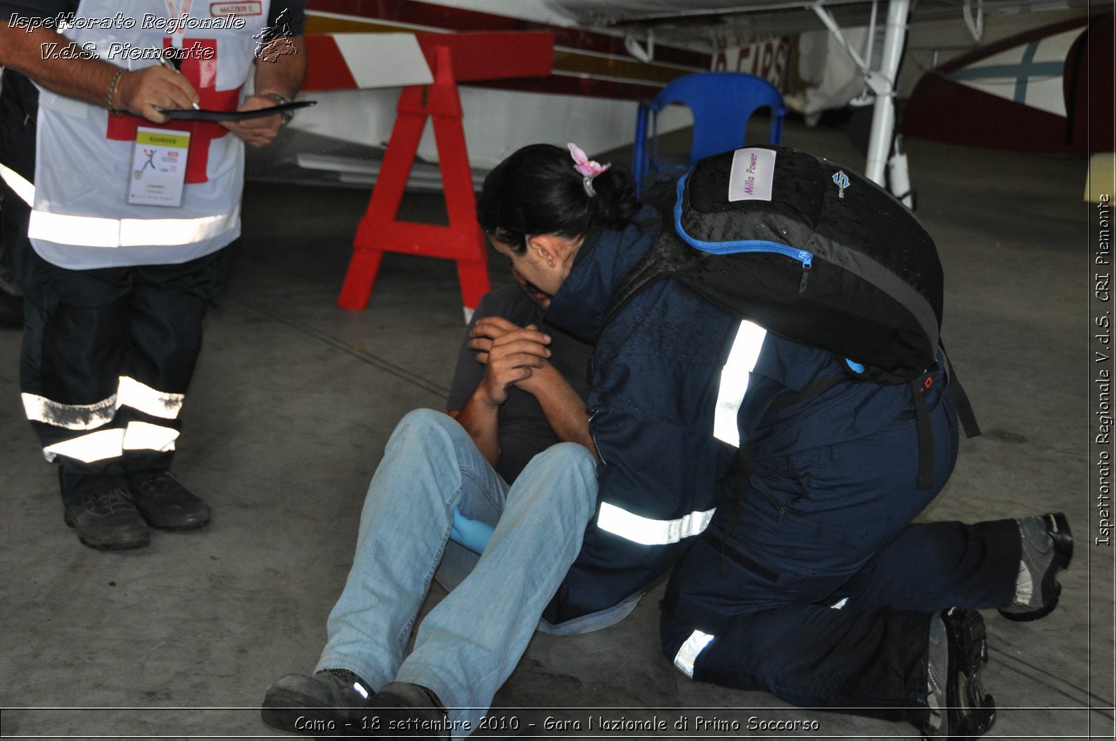 Como - 18 settembre 2010 - Gara Nazionale di Primo Soccorso -  Croce Rossa Italiana - Ispettorato Regionale Volontari del Soccorso Piemonte