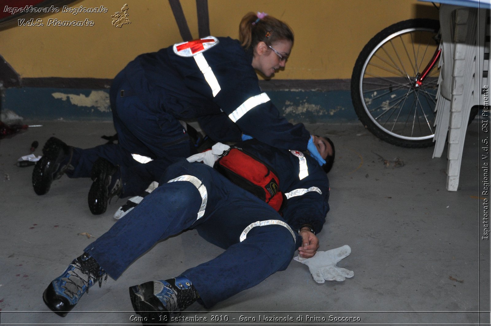 Como - 18 settembre 2010 - Gara Nazionale di Primo Soccorso -  Croce Rossa Italiana - Ispettorato Regionale Volontari del Soccorso Piemonte